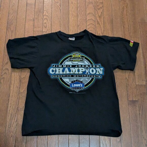 2006 Champion Jimmie Johnson Chase Authentics T-Shirt- Size M (20.5x26.5) - Picture 1 of 3